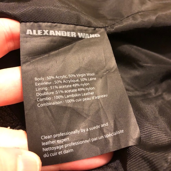 Auth New ALEXANDER WANG Lambskin Double-Breasted Blazer - Picture 6 of 10